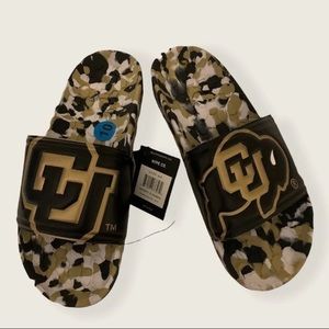 NWT Men's University of Colorado Buffaloes Slide Hype Co Slydr Sandal Size 10